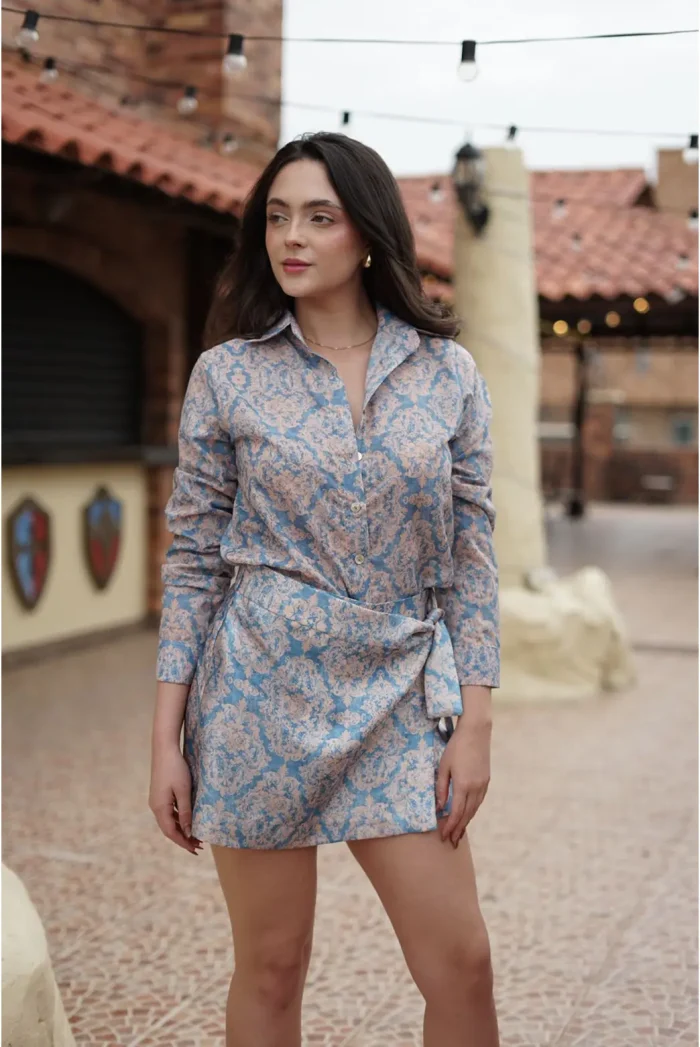 Falda short Damasco (5)