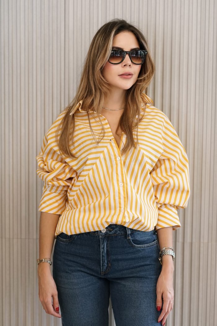 Camisa Ligne Amarilla
