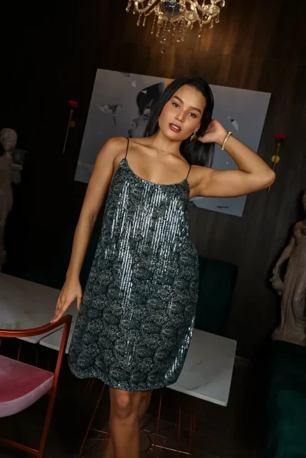 Vestido Destellos Corto (1)