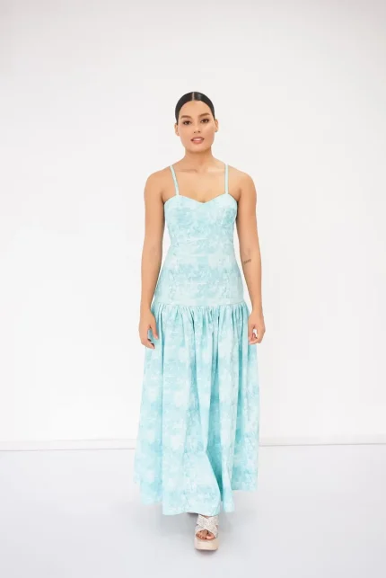 Vestido Globo Azul (1)