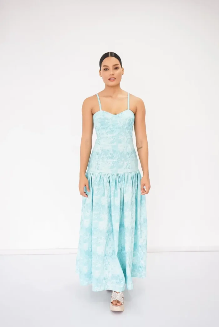 Vestido Globo Azul (1)